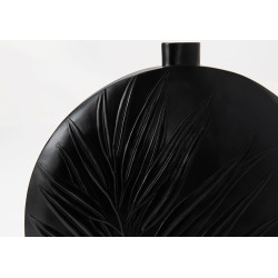 Vase noir feuille 68 cm 