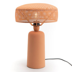 Lampe table AYA H: 41 cm  Terracotta en Métal  - E27_40W