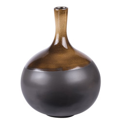 Vase Sumatra marron 30 cm