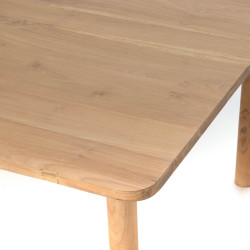 Table basse DUNE rectangle en Teck