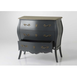 Commode 3 tiroirs Murano céleste