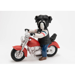 Chien biker 