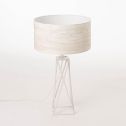 Lampe de table Mathis blanc