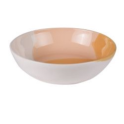 Assiette à pâtes arty 21 cm orange (lot de 6)