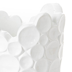 Vase Vésuvio 59 cm blanc