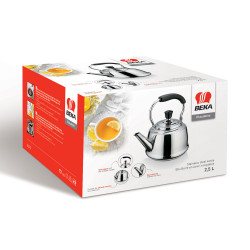 Bouilloire en inox Claudette 2.5 litres