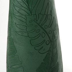 Vase feuille vert 95 cm 