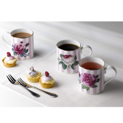 Mug harlequin floral 28 cl (1 modèle aléatoire)