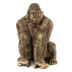 Gorille patine doré 107 cm 