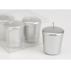 Lot de 4 bougies Votive 4,6...