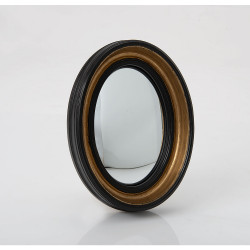 Miroir SORCIERE Noir  Ovale