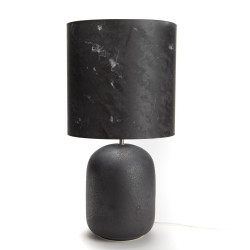 Lampe de table Monica abat jour ciment E27 40W