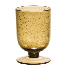 Verre à pied Gordes Bullé 25 cl ambre (lot de 6)