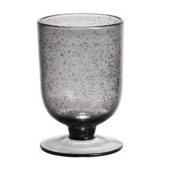 Verre à pied Gordes Bullé 25 cl gris (lot de 6)