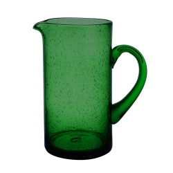 Pichet bullé 1,1 l vert foncé