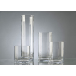 Vase cylindrique transparent 32 cm 