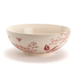 Salad bowl Zelie rouge 