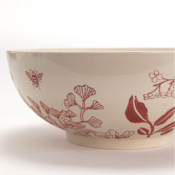 Salad bowl Zelie rouge 