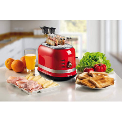 Toaster 2 fentes rouge