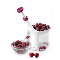Dénoyauteur Cherry à cerises et à olives Blanc