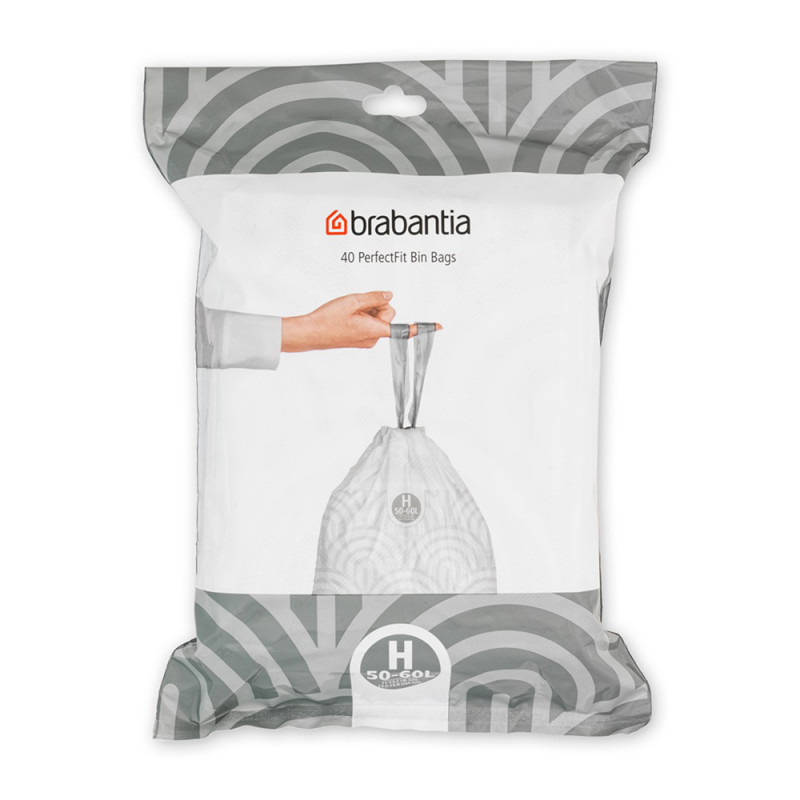 Perfectfit. Rouleau de 20 sacs poubelle 5L (B) - Brabantia