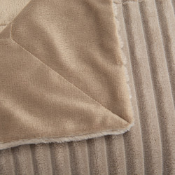 Plaid Sultan taupe 130x170 cm