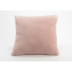 Coussin Damier vieux rose...