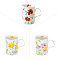 Mugs 32 cl coquelicots (lot...