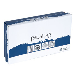 Coffret de 8 tasses palawan 9 cl bleu