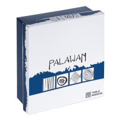 Coffret de 4 mugs palawan 29 cl bleu