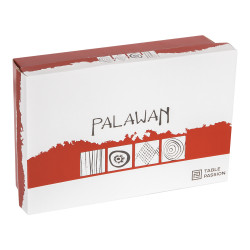 Coffret de 4 mugs Palawan 37 cl terra