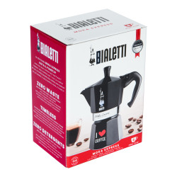 Cafetière italienne moka express i love coffee - 6 tasses noire