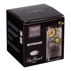 Boîte de 4 gobelets hauts Diamante 48 cl
