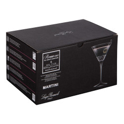 Boîte de 6 verres à martini roma 22 cl