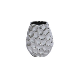 Vase Martel boule silver 16 cm