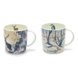 Mug cerf 38 cl (lot de 2)