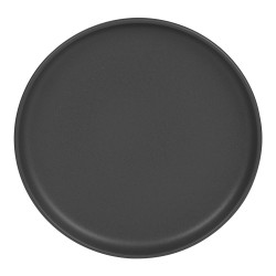 Assiette plate Uno noir 26...