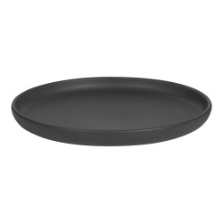 Assiette à dessert Uno noir 22 cm (lot de 6)