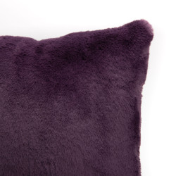 Coussin Luxe 50x50 cm prune 