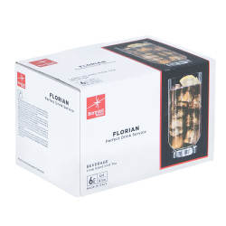 Boîte de 6 Gobelets hauts Florian 43 cl
