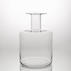 Vase bouteille design en verre