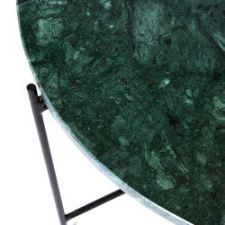 Table basse marbre vert 