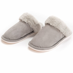 Chaussons Luxe gris clair...