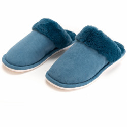 Chaussons Luxe bleu nuit 39/40