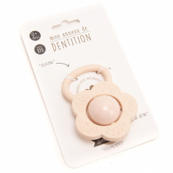 Fleur de dentition rose 
