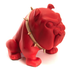 Bulldog Origami rouge mat