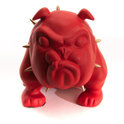 Bulldog Origami rouge mat