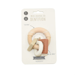 Anneau de dentition beige