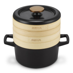 Le Creuset Cocotte Ronde Signature 24 cm Sapin de Noël avec Bouton Doré en  Fonte Émaillée