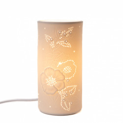Lampe tube fleur petit modèle